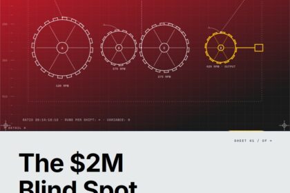 Featured cover for the M Accelerator article 'The $2M Blind Spot: Why Mid-Market Manufacturers Keep Building Data Lakes That Nobody Uses' &mdash; industrial data lake mid-market.