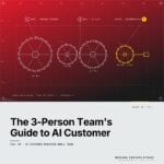 Featured cover for the M Accelerator article 'The 3-Person Team's Guide to AI Customer Research That Actually Ships' &mdash; ai customer research small team.