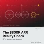 Featured cover for the M Accelerator article 'The $800K ARR Reality Check: Why 73% of Early-Stage Founders Regret Their First Sales Hire' &mdash; sales hire vs founder sales decision.