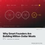 Featured cover for the M Accelerator article 'Why Smart Founders Are Building Million-Dollar Moats with Cyberphysical Data (While Others Chase AI Hype)' &mdash; cyberphysical data advantages.