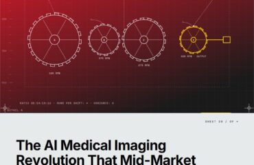 Featured cover for the M Accelerator article 'The AI Medical Imaging Revolution That Mid-Market Companies Keep Missing (And the $2.8B Opportunity They're Leaving Behind)' &mdash; ai for medical imaging mid-market.