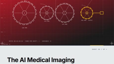 Featured cover for the M Accelerator article 'The AI Medical Imaging Revolution That Mid-Market Companies Keep Missing (And the $2.8B Opportunity They're Leaving Behind)' &mdash; ai for medical imaging mid-market.