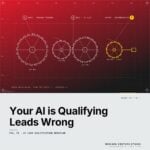 Featured cover for the M Accelerator article 'Your AI is Qualifying Leads Wrong (And Why Your Best Prospects Ghost You)' &mdash; ai lead qualification workflow.