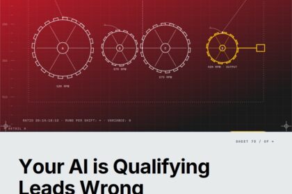 Featured cover for the M Accelerator article 'Your AI is Qualifying Leads Wrong (And Why Your Best Prospects Ghost You)' &mdash; ai lead qualification workflow.