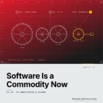 Software Is a Commodity Now. Here's What Actually Holds Value. 2 Featured cover for the M Accelerator article 'Software Is a Commodity Now. Here's What Actually Holds Value.' — the commoditization of software.