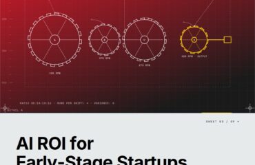 Featured cover for the M Accelerator article 'AI ROI for Early-Stage Startups: What the Numbers Actually Look Like (And the Pattern Behind Them)' &mdash; ai roi for early-stage startups.