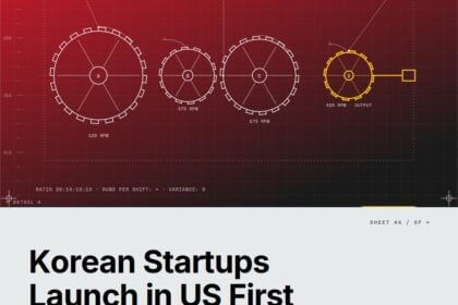 Featured cover for the M Accelerator article 'Why 85% of Korean Startups Are Now Launching in the US First (And the 3 Frameworks That Actually Work)' &mdash; korean startup us market expansion.