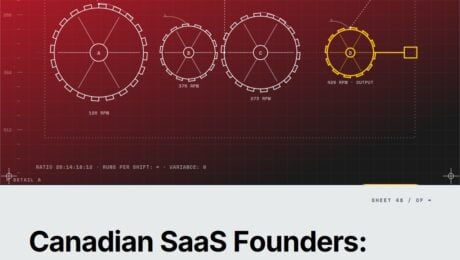 Featured cover for the M Accelerator article 'The Canadian SaaS Founder's Delaware Flip Decision: A Framework for Knowing If (and When) You Should' &mdash; canadian saas delaware flip.