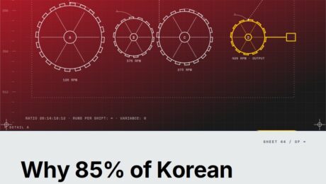 Featured cover for the M Accelerator article 'Why 85% of Korean Startups Are Now Launching in the US First (And the 3 Frameworks That Actually Work)' &mdash; korean startup us market expansion.