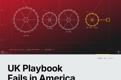 Featured cover for the M Accelerator article 'The British SaaS Founder's US Launch Trap: Why Your UK Playbook Won't Work Across the Atlantic' &mdash; british saas launching in the us.