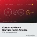 Featured cover for the M Accelerator article 'Why Korean Hardware Startups Die in America (And the 4 Frameworks That Change Everything)' &mdash; korean hardware startup us launch.