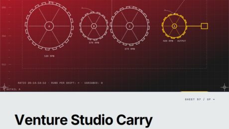 Featured cover for the M Accelerator article 'Venture Studio Carry Waterfall, Explained: How the Money Actually Flows Before You See a Dollar' &mdash; venture studio carry waterfall explained.