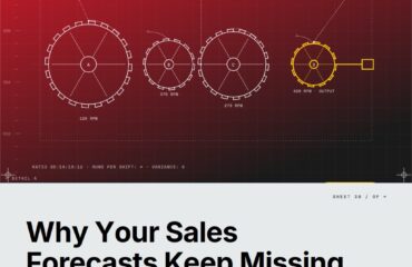 Featured cover for the M Accelerator article 'Why Your Sales Forecasts Keep Missing (And How to Build Better Ones Without Historical Data)' &mdash; sales forecasting without historical data.