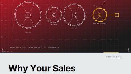 Featured cover for the M Accelerator article 'Why Your Sales Forecasts Keep Missing (And How to Build Better Ones Without Historical Data)' &mdash; sales forecasting without historical data.