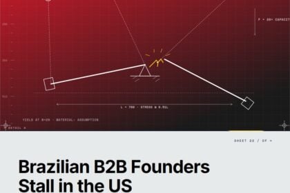 Featured cover for the M Accelerator article 'Why Brazilian B2B Founders Stall in the US (And the GTM Shift That Separates the Ones Who Break Through)' &mdash; brazilian b2b startup us gtm.