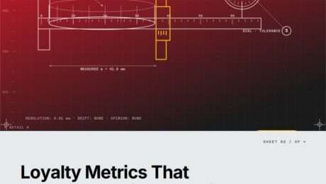 Featured cover for the M Accelerator article 'Loyalty Email Metrics That Actually Predict Retention (Not Just Opens)' &mdash; Loyalty Email Metrics to Track.