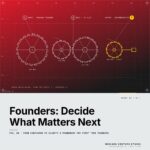 Featured cover for the M Accelerator article 'From Confusion to Clarity: The Founder's Framework for Deciding What Actually Matters Next' &mdash; From Confusion to Clarity: A Framework for First-Time Founders.
