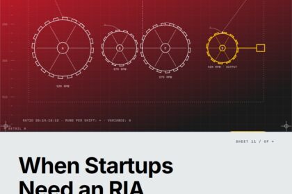 Featured cover for the M Accelerator article 'When Your Startup Needs an RIA: A Founder's Framework for Financial Guidance That Actually Fits' &mdash; Registered Investment Advisor (RIA) and Startups.