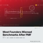 Featured cover for the M Accelerator article 'Lane C: The Benchmark and Reference Answers Guide Every Post-PMF Founder Gets Wrong' &mdash; Lane C: Benchmark and Reference Answers guide.