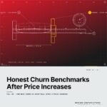 Featured cover for the M Accelerator article 'How Much Churn Is Acceptable After a Price Increase? The Honest Benchmark Nobody Gives You' &mdash; how much churn is acceptable after a price increase.