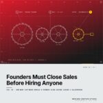 Featured cover for the M Accelerator article 'How Many Customers Should a Founder Close Before Hiring a Salesperson? (The Honest Answer Isn't a Number)' &mdash; how many customers should a founder close before hiring a salesperson.