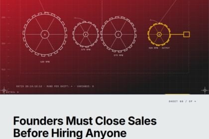 How Many Customers Should a Founder Close Before Hiring a Salesperson? (The Honest Answer Isn’t a Number) — featured cover Featured cover for the M Accelerator article 'How Many Customers Should a Founder Close Before Hiring a Salesperson? (The Honest Answer Isn't a Number)' — how many customers should a founder close before hiring a salesperson.