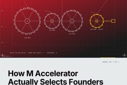 How M Accelerator Actually Selects Founders (The 4-Signal Filter Behind Every Cohort) — featured cover Featured cover for the M Accelerator article 'How M Accelerator Actually Selects Founders (The 4-Signal Filter Behind Every Cohort)' — how does m accelerator select founders for its programs.