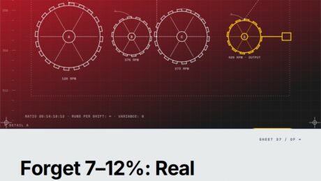 Featured cover for the M Accelerator article 'The Real Marketing Budget Math for $1M&ndash;$3M ARR Startups (It's Not the 7-12% Rule)' &mdash; how much should a startup spend on marketing at 1m to 3m arr.