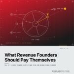 Featured cover for the M Accelerator article 'The Revenue-Funded Founder's Salary Problem: What to Pay Yourself When There's No VC to Ask' &mdash; startup founder salary at seed stage for revenue-funded founders.