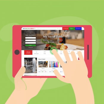 Анимирано explainer видео за mysocialtable 4