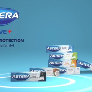 Тв реклама на пасти за зъби astera active+ 11