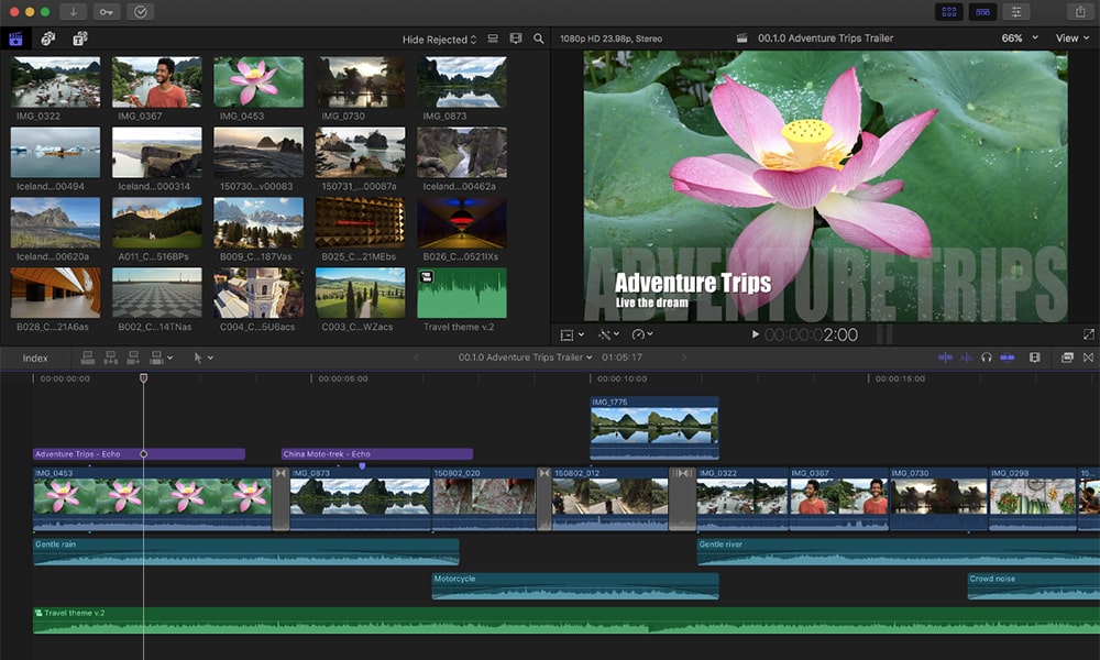Final cut pro x - програма за видео монтаж