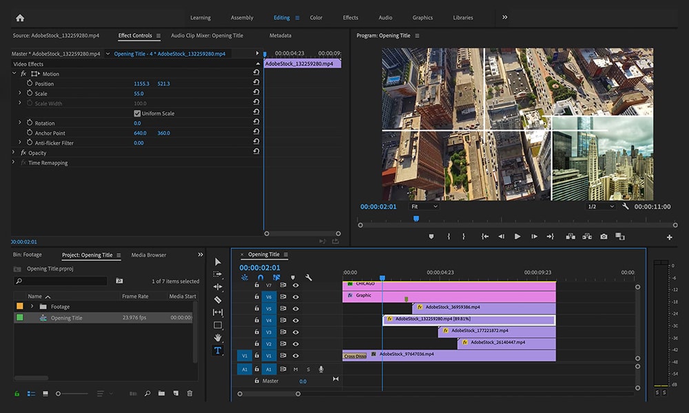 Adobe premiere pro - видео софтуер