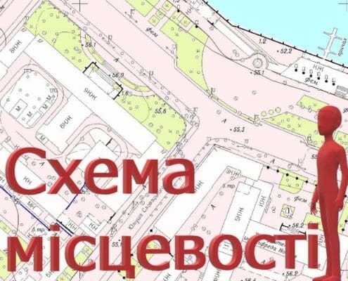 схема местности