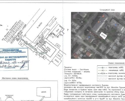 Исполнительная съемка водопровода