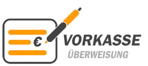 Vorauskasse &Uuml;berweisung