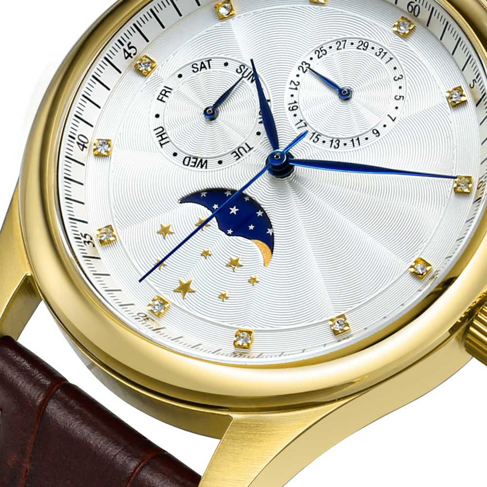 Lunar Elegance Mondphasenuhr f&uuml;r Damen