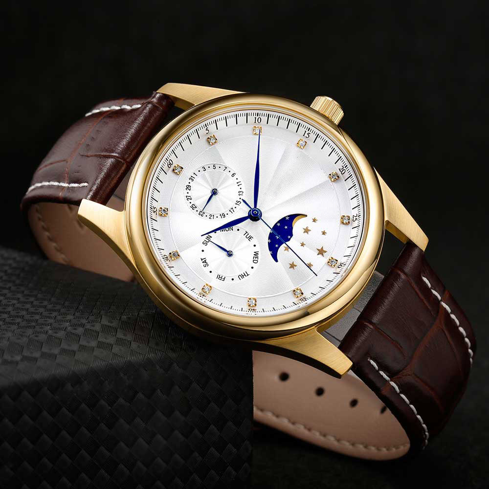 Lunar Elegance Mondphasenuhr f&uuml;r Damen