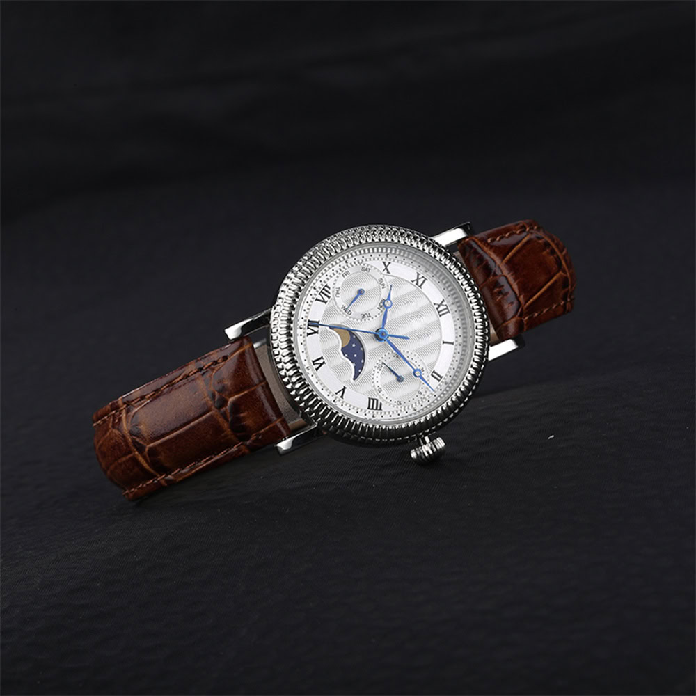 Lunar Grace Mondphasenuhr f&uuml;r Damen - Damen Mondphasenuhr mit echter Mondphase