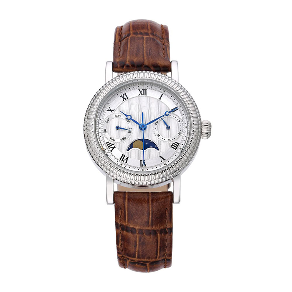 Lunar Grace Mondphasenuhr f&uuml;r Damen - Damen Mondphasenuhr mit echter Mondphase