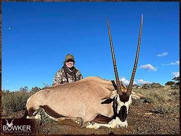 Trophy Hunting South Africa 100 Africa gemsbok hunt with Nick Bowker.
