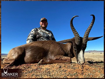 Trophy Hunting South Africa 37 Africa black springbok hunting with Nick Bowker.