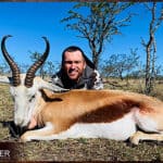 Springbok Hunting in - All You Need to Know About Springbok Hunts 32 Africa hunting springbok with Nick Bowker.