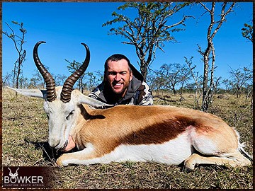 Trophy Hunting South Africa 25 Africa hunting springbok with Nick Bowker.