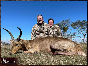 Trophy Hunting South Africa 83 Africa hunting common reedbuck with Nick Bowker.