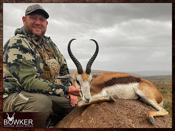 Springbok Hunting in - All You Need to Know About Springbok Hunts 13 Africa common springbok hunting with Nick Bowker.
