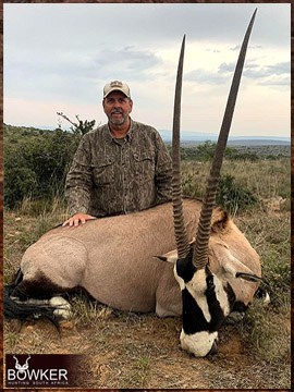 Trophy Hunting South Africa 95 Africa hunting. Gemsbok hunt with Nick bowker.