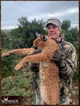 Trophy Hunting South Africa 178 Africa Lynx hunting with Nick Bowker.
