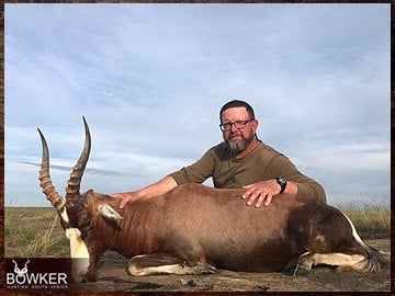 Trophy Hunting South Africa 85 African blesbok safari hunting.