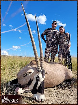 Trophy Hunting South Africa 74 African gemsbok hunt.